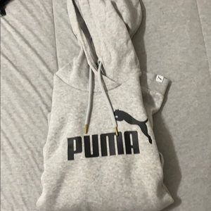 Grey puma hoodie